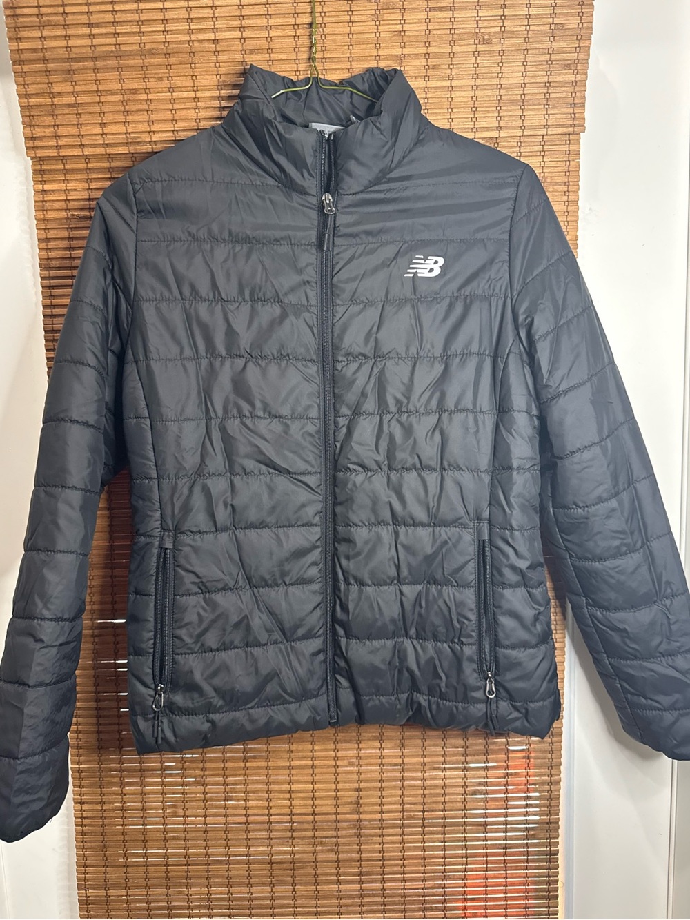 New Balance Women's Black Quilted Packable Puffer Jacket